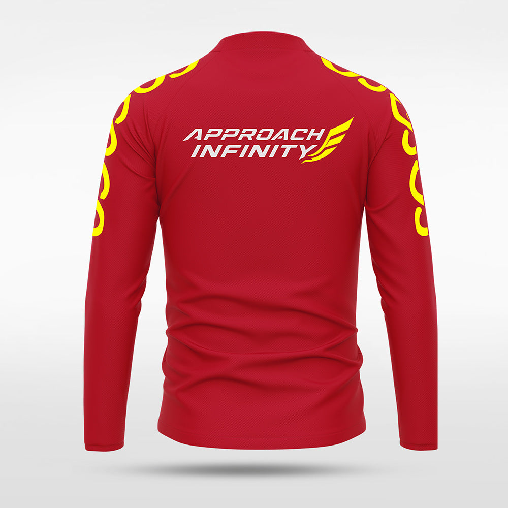 kid 1/4 Half Zip Vanta PU Series Catenara - AS233XFLD8 red