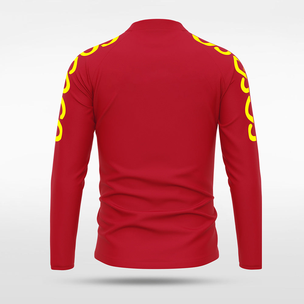 kid 1/4 Half Zip Vanta PU Series Catenara - AS233XFLD8 red