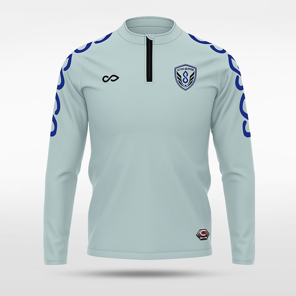 kid 1/4 Half Zip Vanta PU Series Catenara - AS233XFLD8 silver