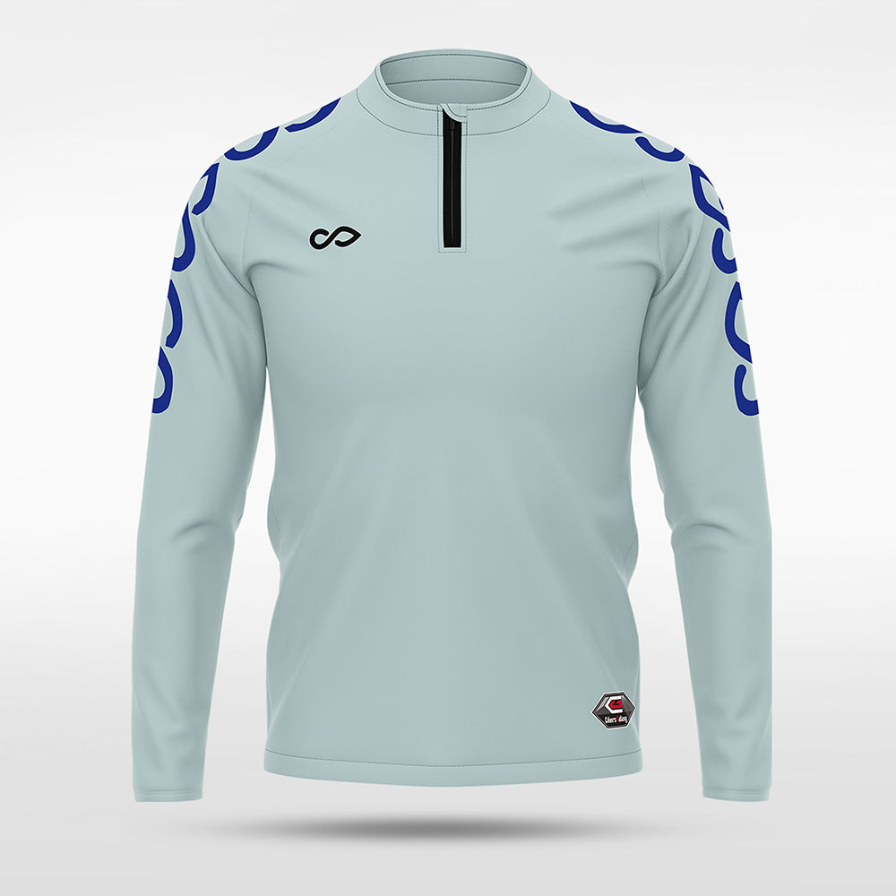 kid 1/4 Half Zip Vanta PU Series Catenara - AS233XFLD8 silver