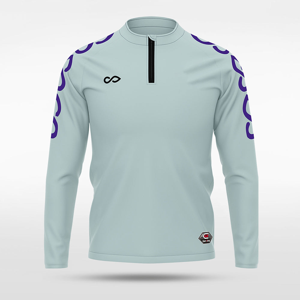 kid 1/4 Half Zip Vanta PU Series Catenara - AS233XFLD8 silver