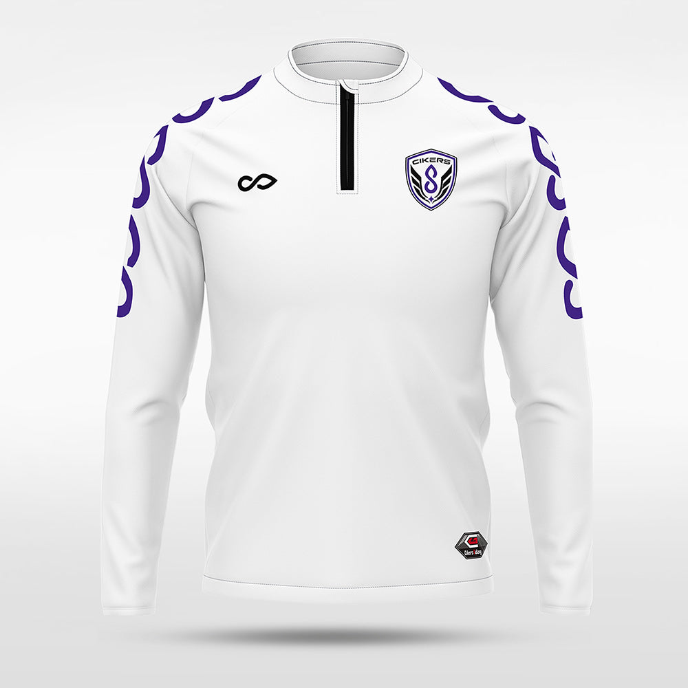 kid 1/4 Half Zip Vanta PU Series Catenara - AS233XFLD8 white