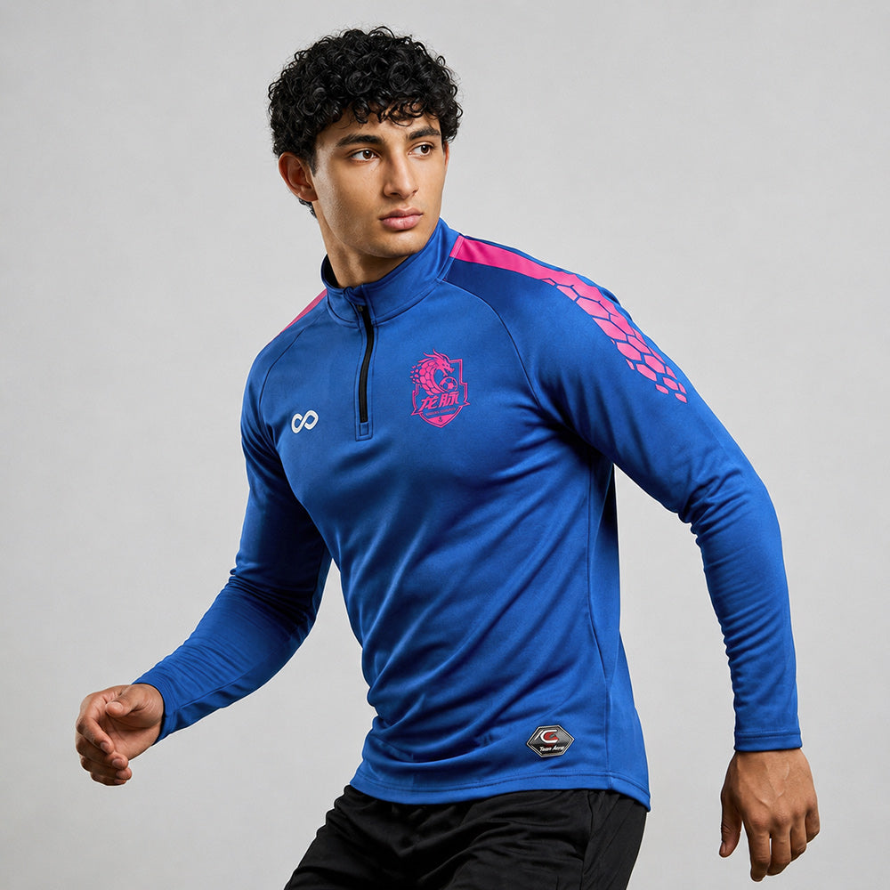 1/4 Half Zip Vanta PU Series Draken - AS233XFLM3 blue