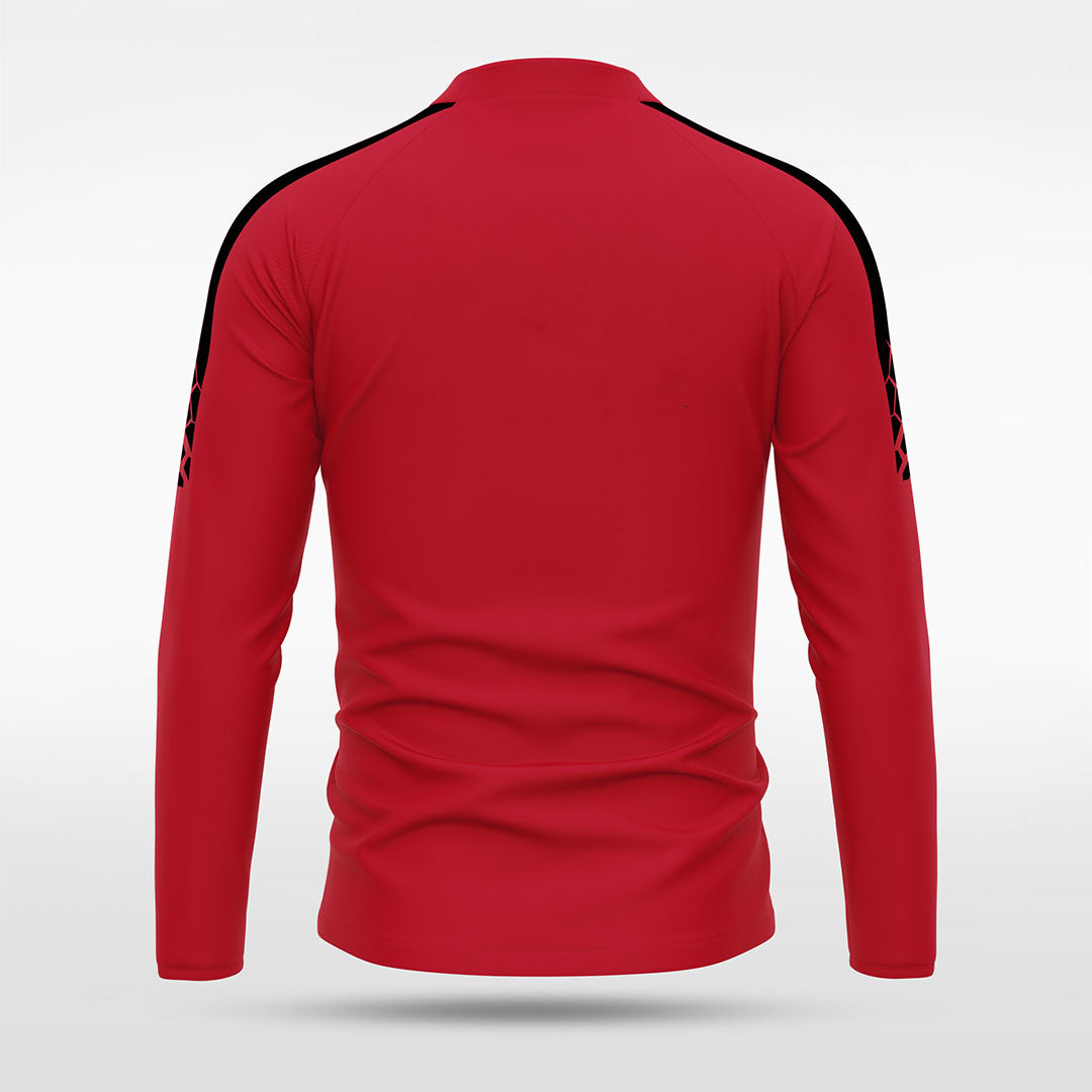 1/4 Half Zip Vanta PU Series Draken - AS233XFLM3 red