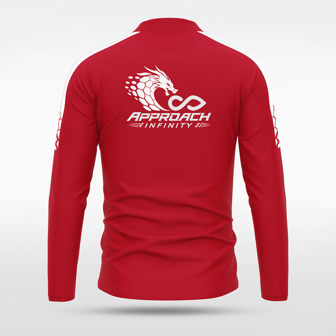 1/4 Half Zip Vanta PU Series Draken - AS233XFLM3 red