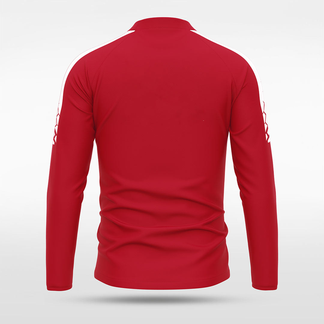 1/4 Half Zip Vanta PU Series Draken - AS233XFLM3 red