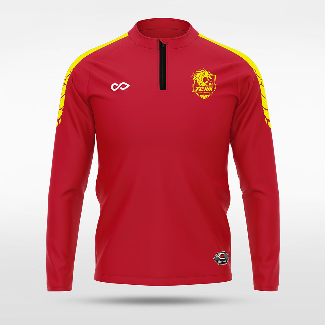 1/4 Half Zip Vanta PU Series Draken - AS233XFLM3 red