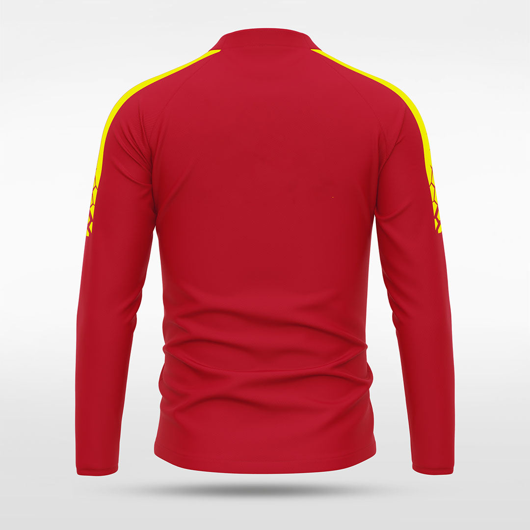 1/4 Half Zip Vanta PU Series Draken - AS233XFLM3 red