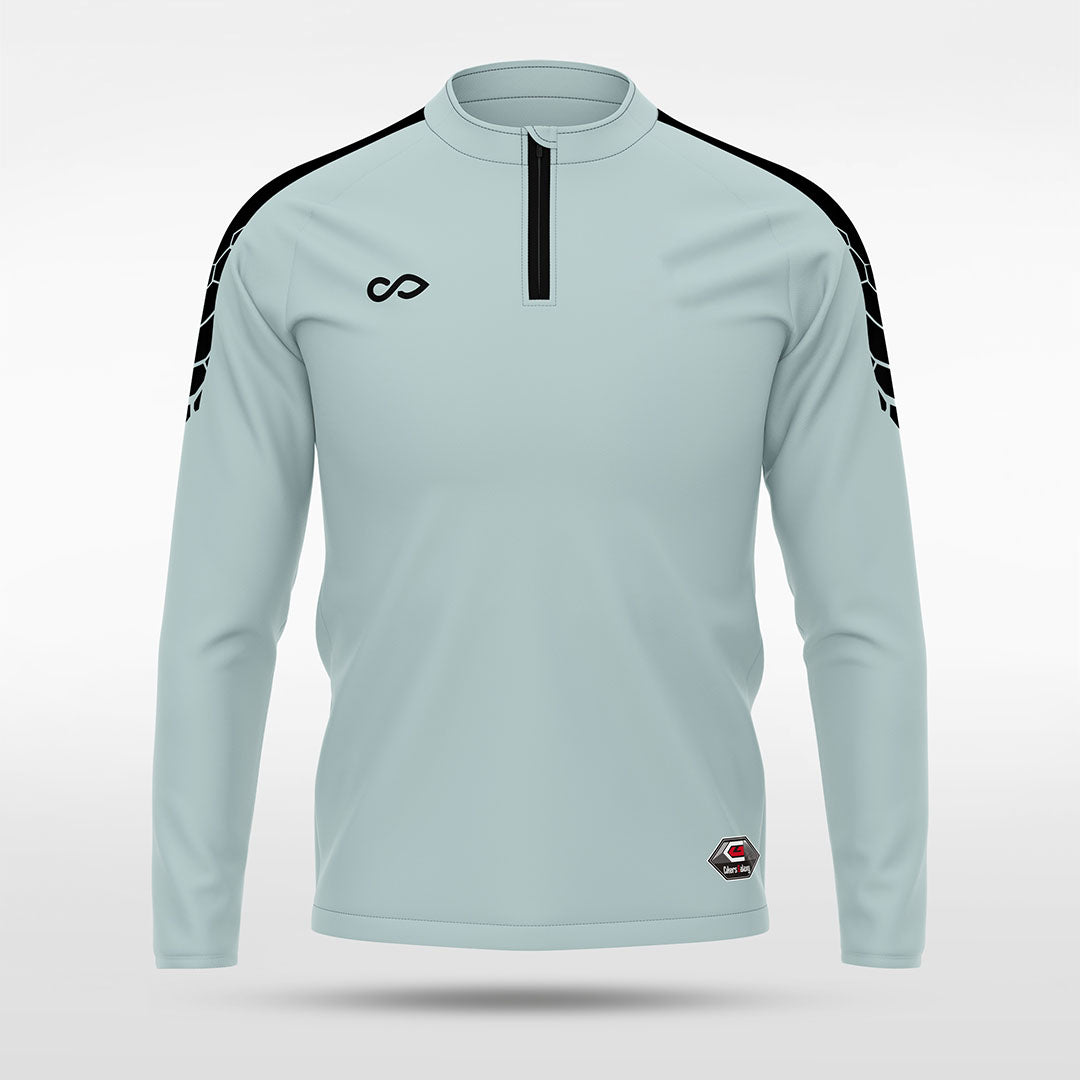 1/4 Half Zip Vanta PU Series Draken - AS233XFLM3 silver