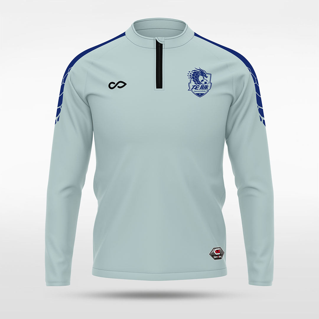 1/4 Half Zip Vanta PU Series Draken - AS233XFLM3 silver