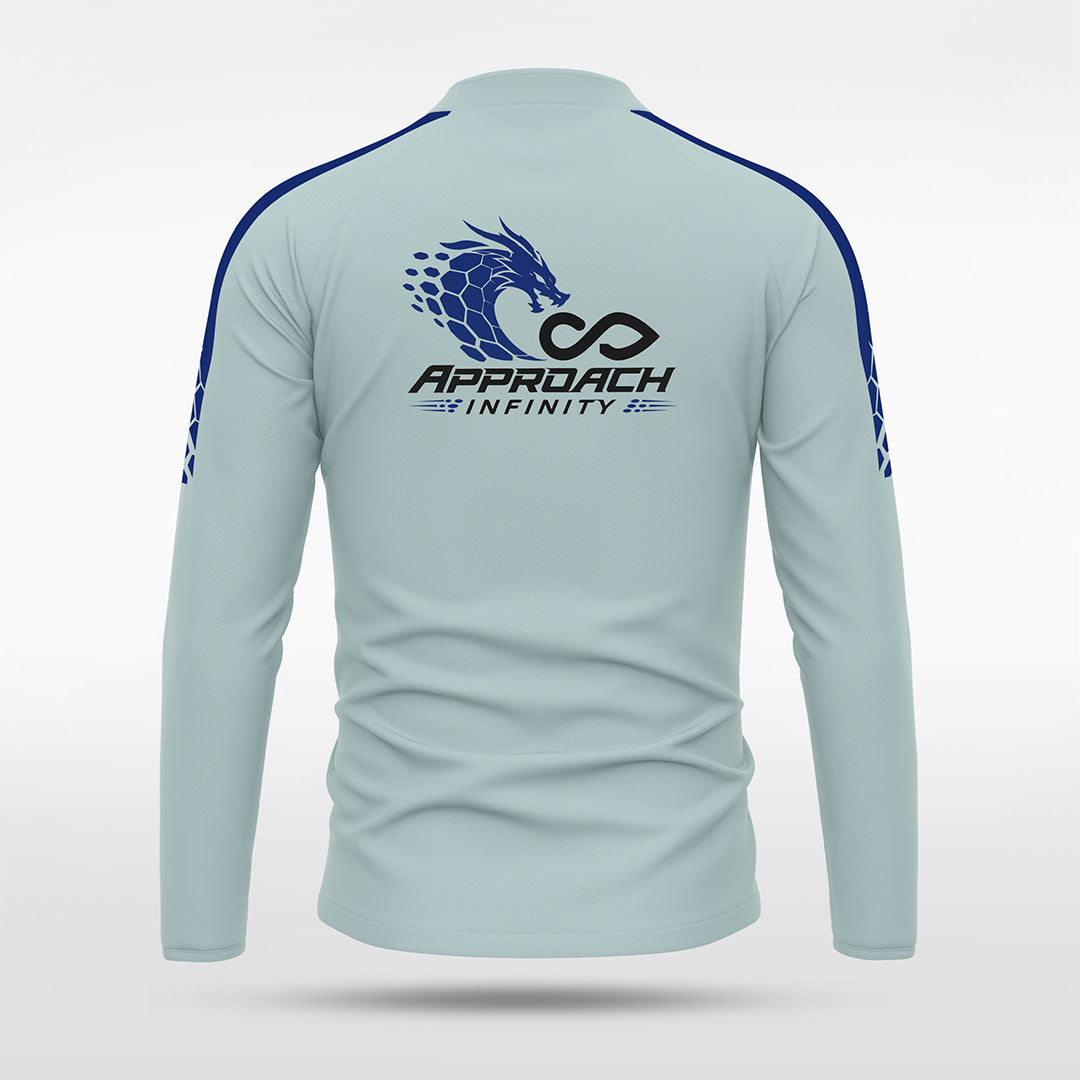 1/4 Half Zip Vanta PU Series Draken - AS233XFLM3 silver