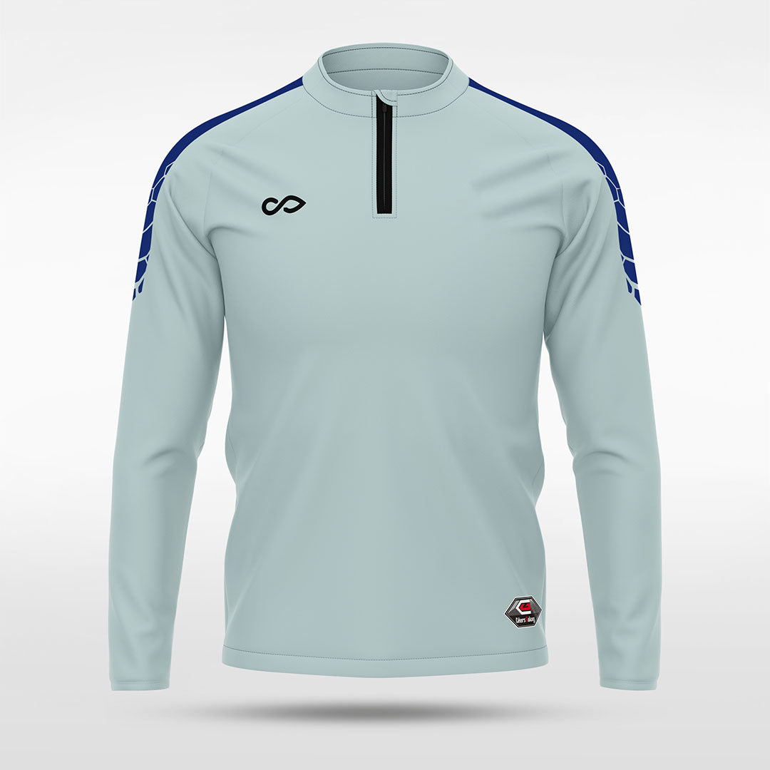 1/4 Half Zip Vanta PU Series Draken - AS233XFLM3 silver