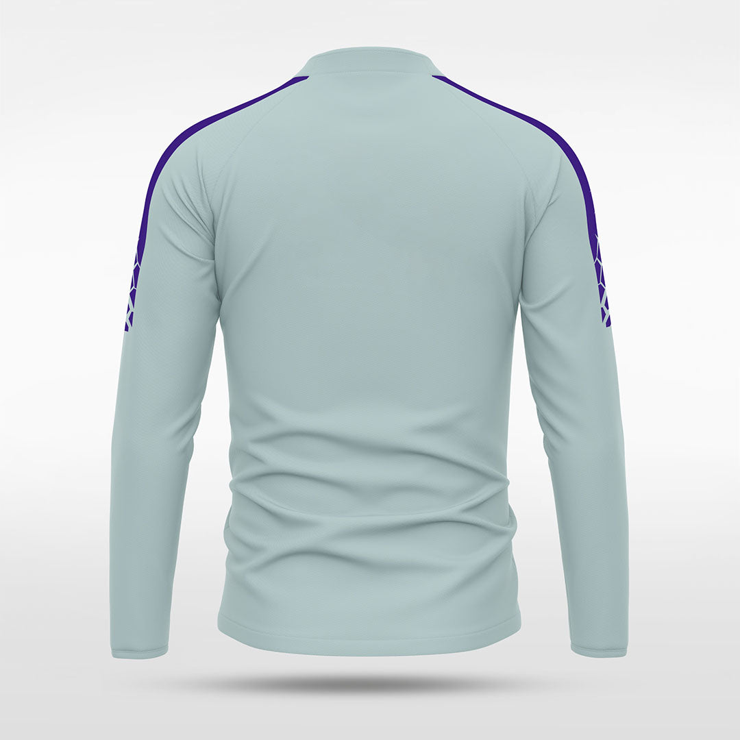 1/4 Half Zip Vanta PU Series Draken - AS233XFLM3 silver