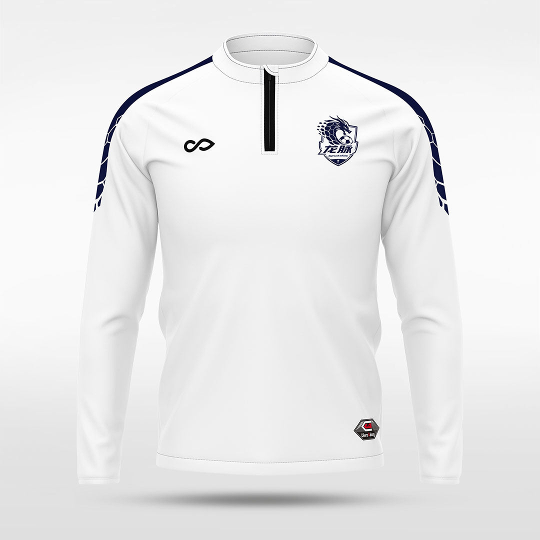 1/4 Half Zip Vanta PU Series Draken - AS233XFLM3 white