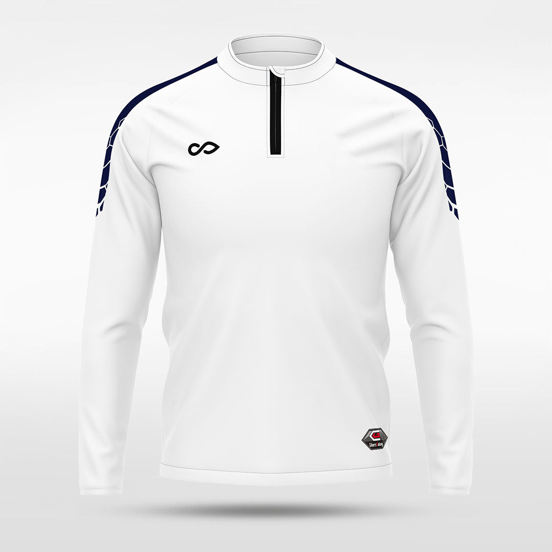 1/4 Half Zip Vanta PU Series Draken - AS233XFLM3 white