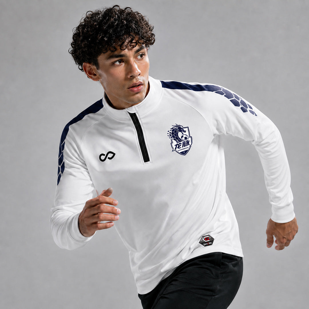 1/4 Half Zip Vanta PU Series Draken - AS233XFLM3 white