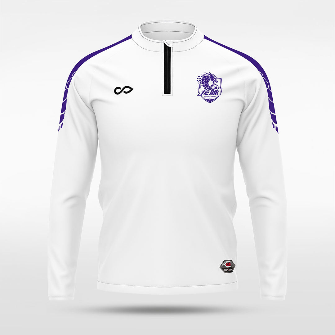 1/4 Half Zip Vanta PU Series Draken - AS233XFLM3 white