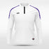 1/4 Half Zip Vanta PU Series Draken - AS233XFLM3 white