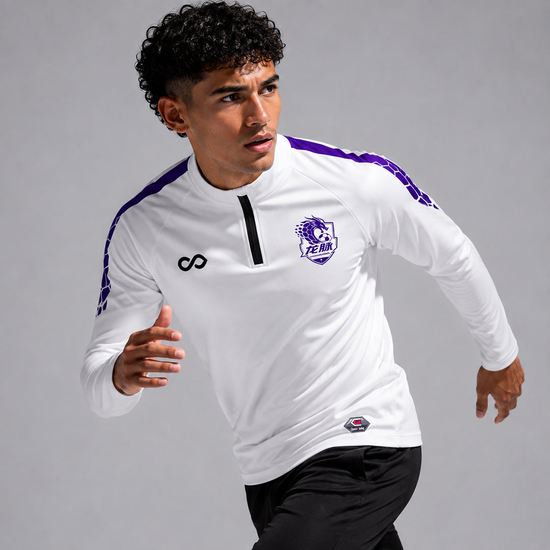 1/4 Half Zip Vanta PU Series Draken - AS233XFLM3 white