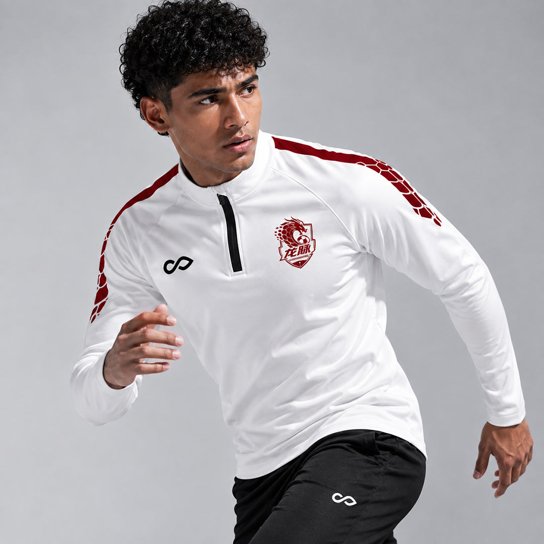 1/4 Half Zip Vanta PU Series Draken - AS233XFLM3 white