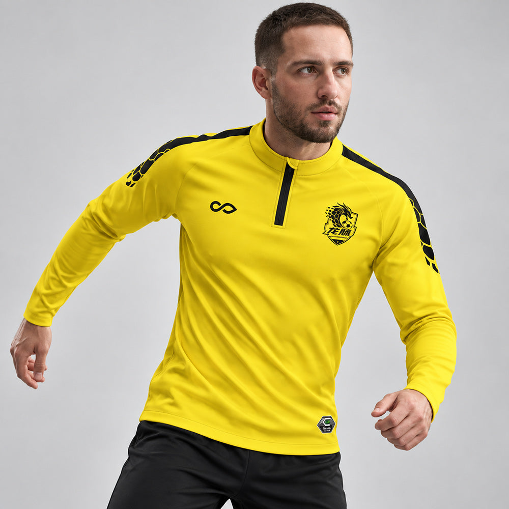 1/4 Half Zip Vanta PU Series Draken - AS233XFLM3 yellow