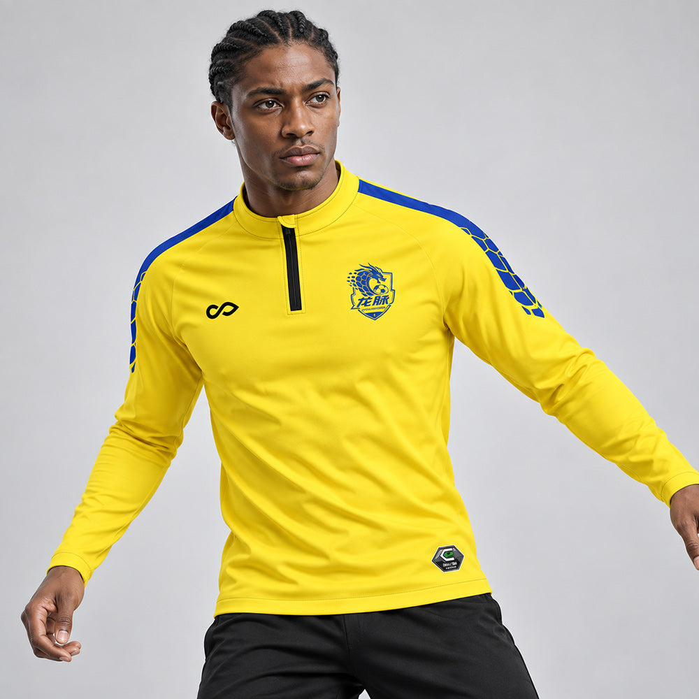 1/4 Half Zip Vanta PU Series Draken - AS233XFLM3 yellow