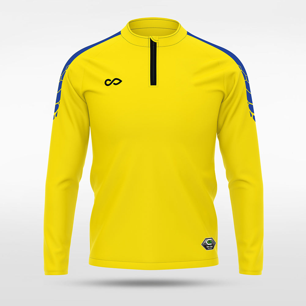 1/4 Half Zip Vanta PU Series Draken - AS233XFLM3 yellow