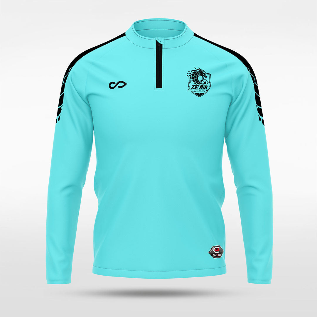 kid 1/4 Half Zip Vanta PU Series Draken - AS233XFLM8 Mint Green