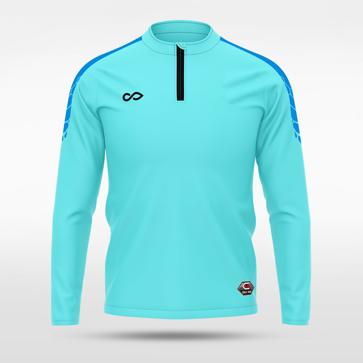 kid 1/4 Half Zip Vanta PU Series Draken - AS233XFLM8 Mint Green