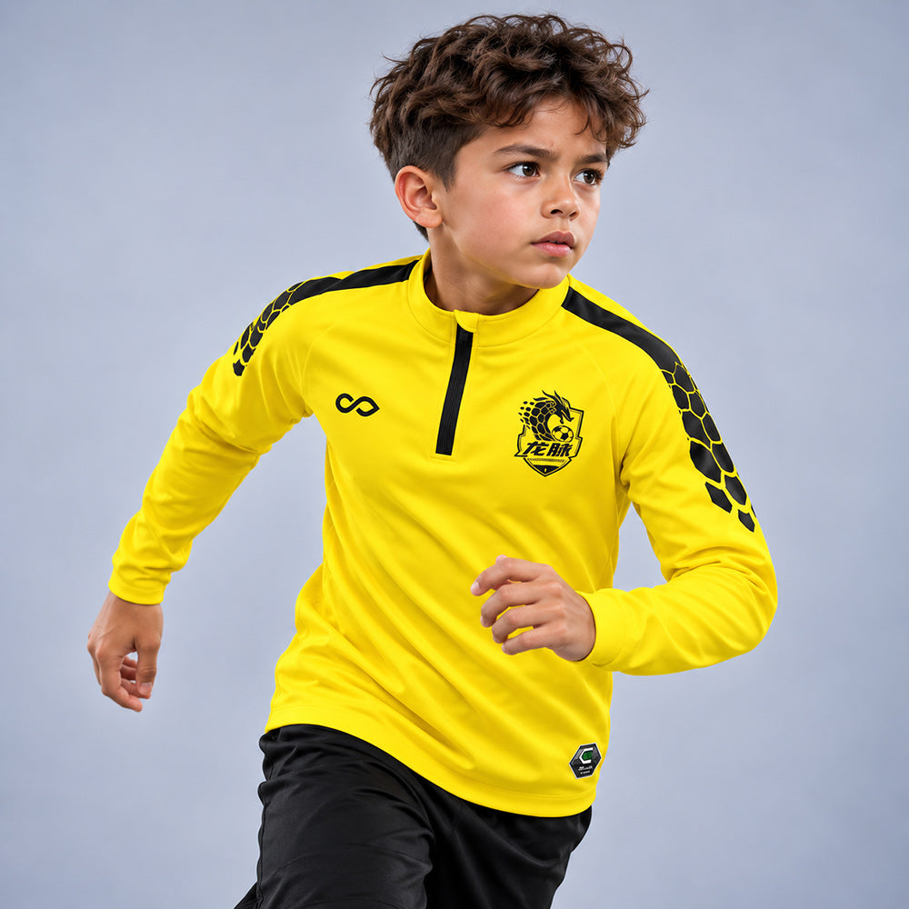 kid 1/4 Half Zip Vanta PU Series Draken - AS233XFLM8 Yellow