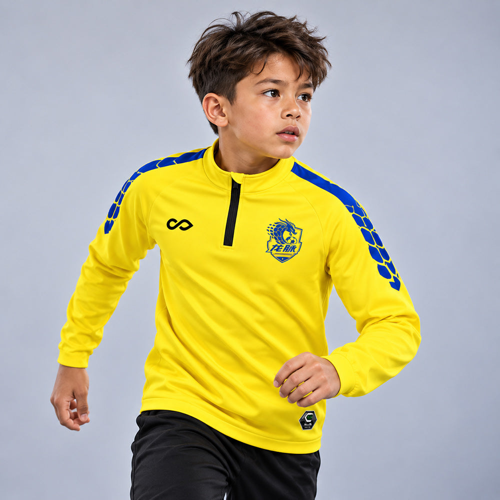 kid 1/4 Half Zip Vanta PU Series Draken - AS233XFLM8 Yellow