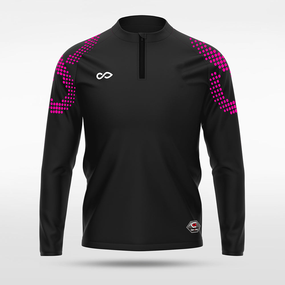 1/4 Half Zip Vanta PU Series Mobrius - AS233XFMBWS3 black
