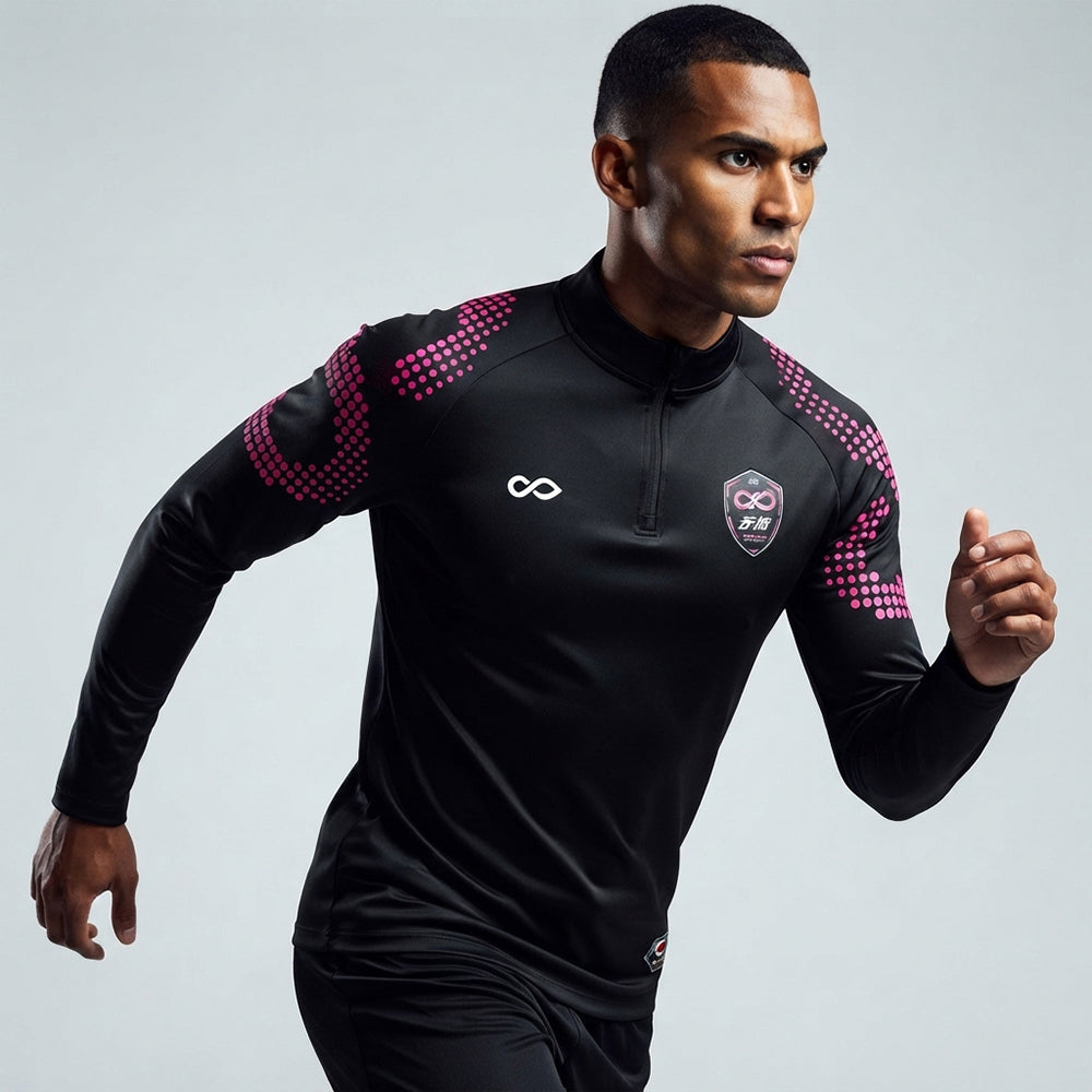 1/4 Half Zip Vanta PU Series Mobrius - AS233XFMBWS3 black