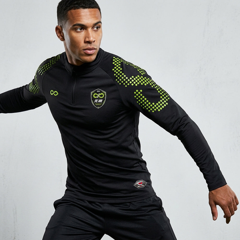 1/4 Half Zip Vanta PU Series Mobrius - AS233XFMBWS3 black