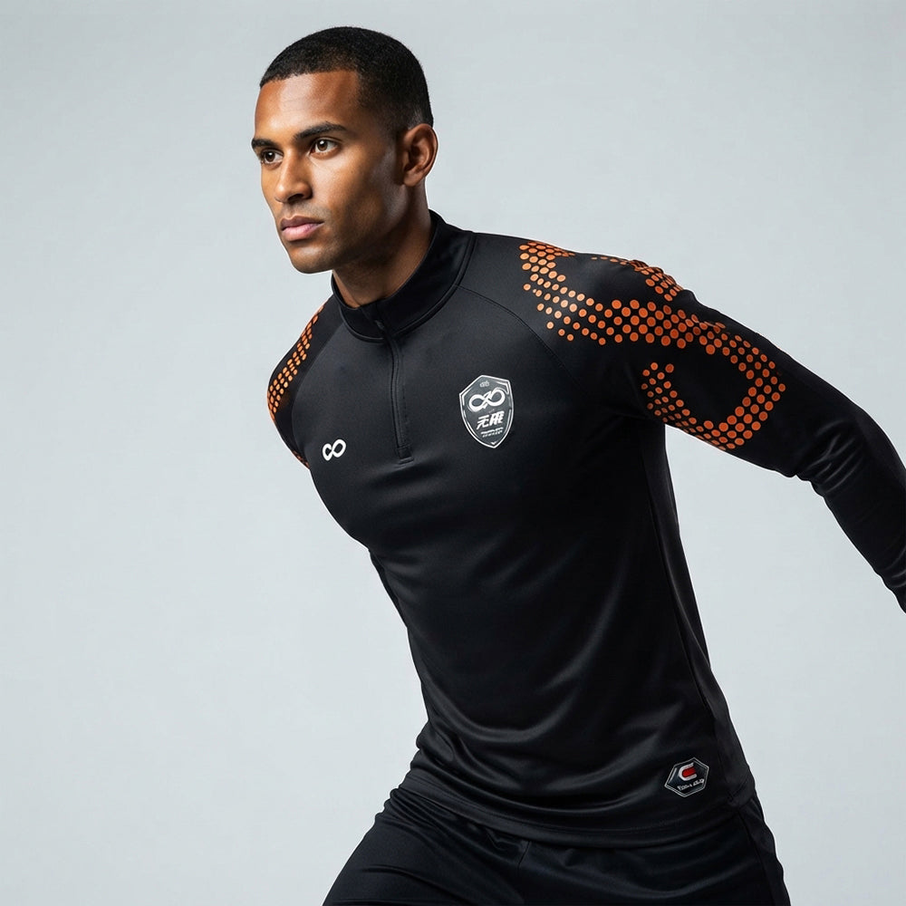 1/4 Half Zip Vanta PU Series Mobrius - AS233XFMBWS3 black