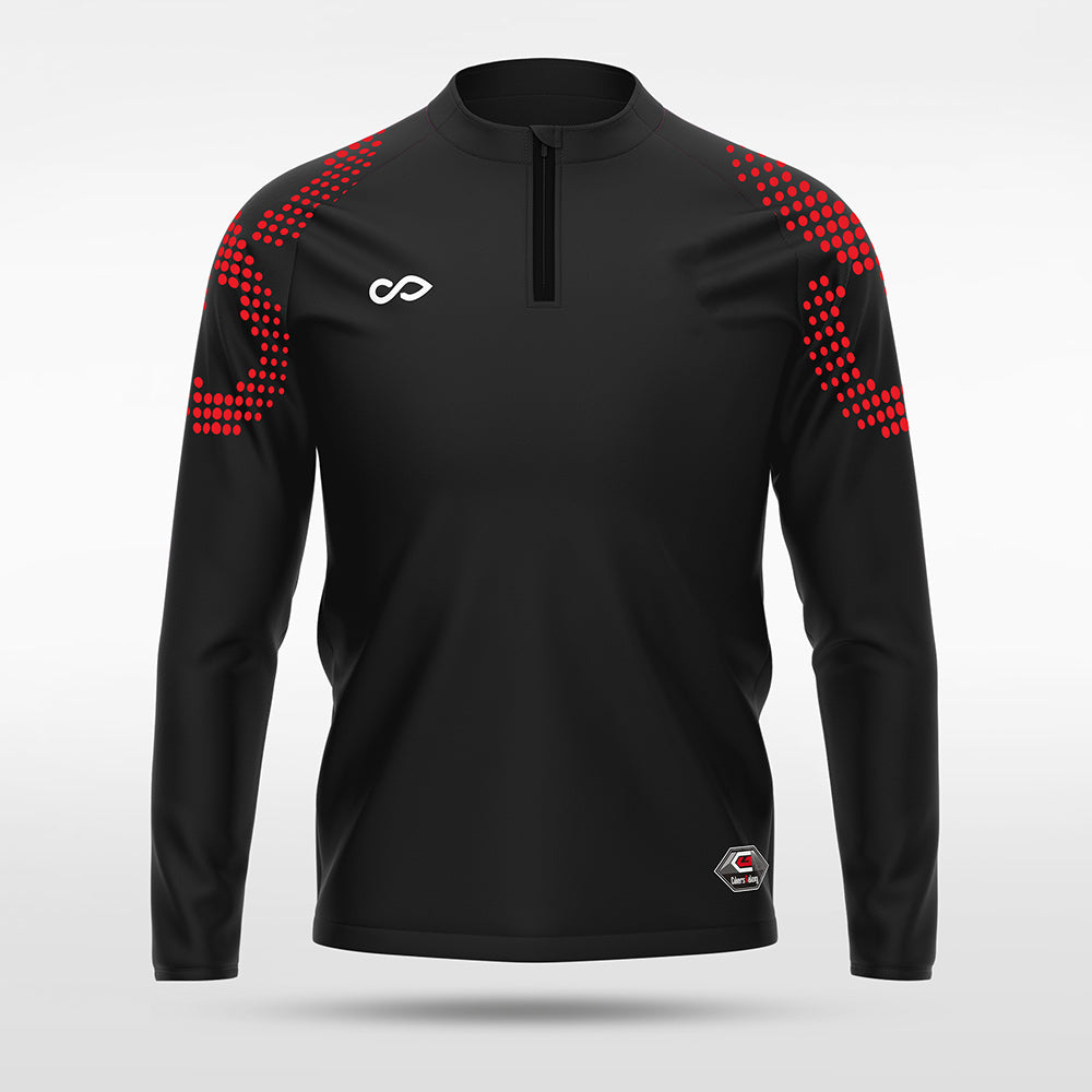 1/4 Half Zip Vanta PU Series Mobrius - AS233XFMBWS3 black