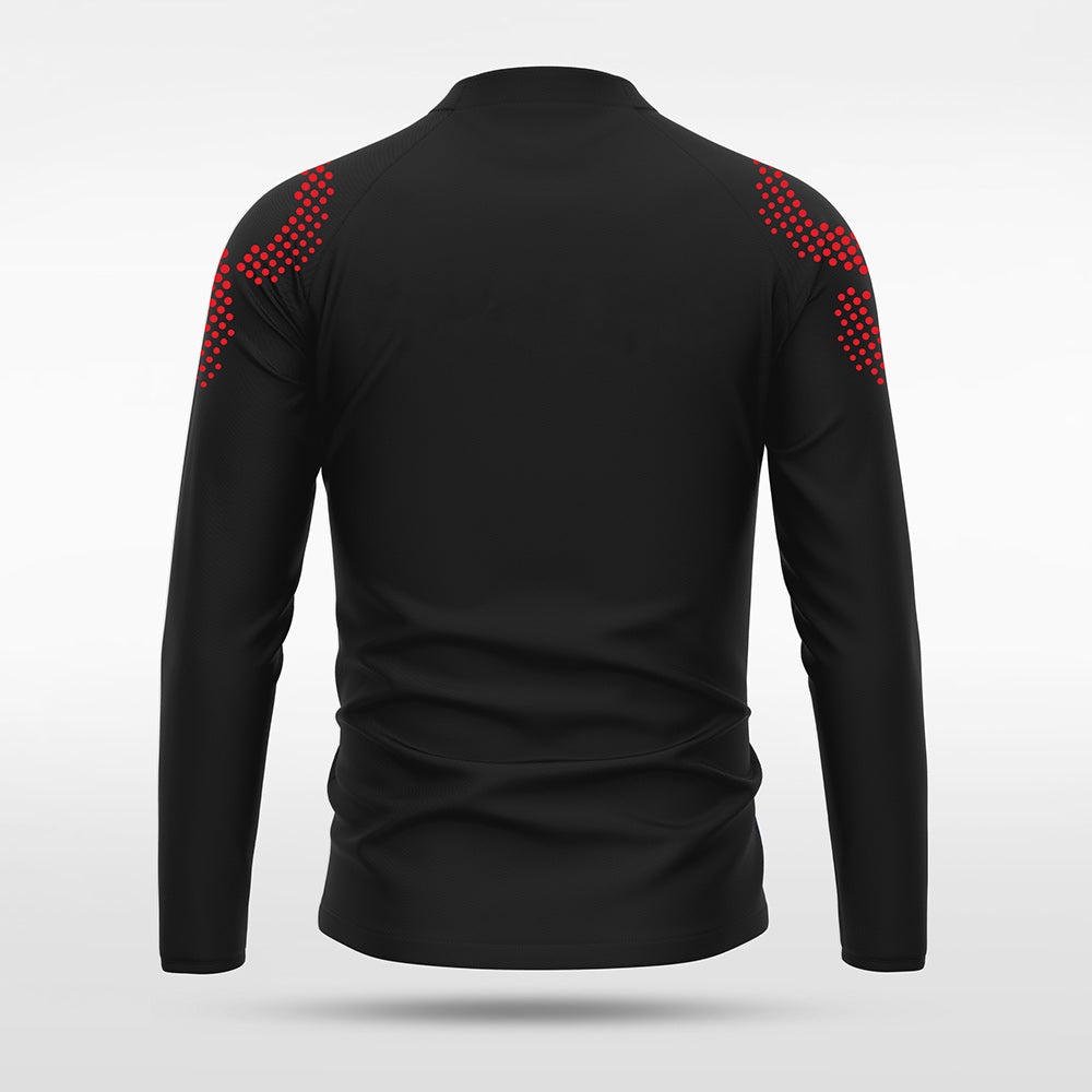 1/4 Half Zip Vanta PU Series Mobrius - AS233XFMBWS3 black