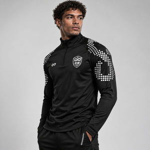 black white