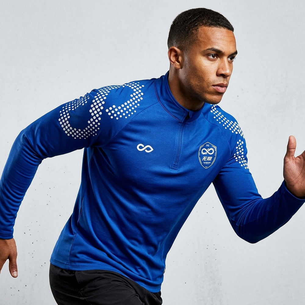 1/4 Half Zip Vanta PU Series Mobrius - AS233XFMBWS3 blue