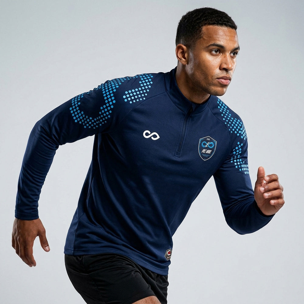 1/4 Half Zip Vanta PU Series Mobrius - AS233XFMBWS3 navy