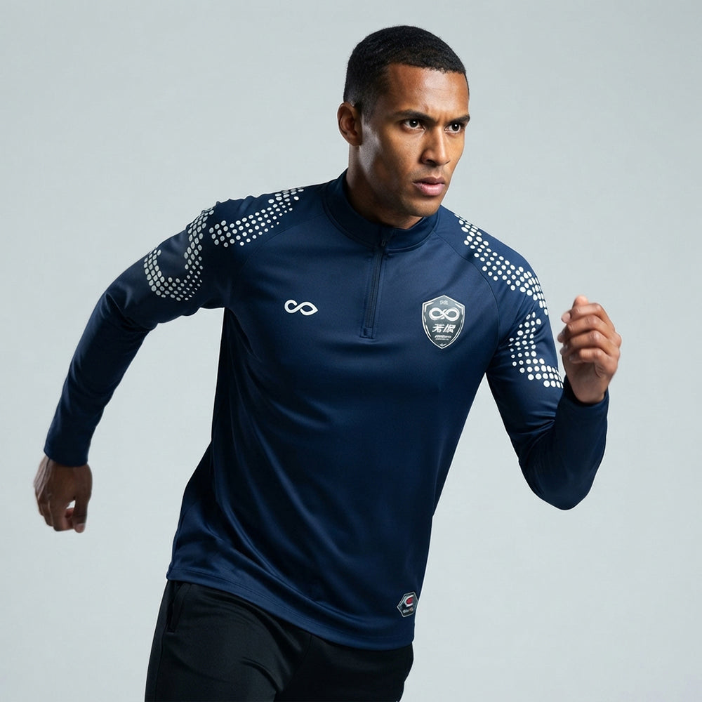 1/4 Half Zip Vanta PU Series Mobrius - AS233XFMBWS3 navy