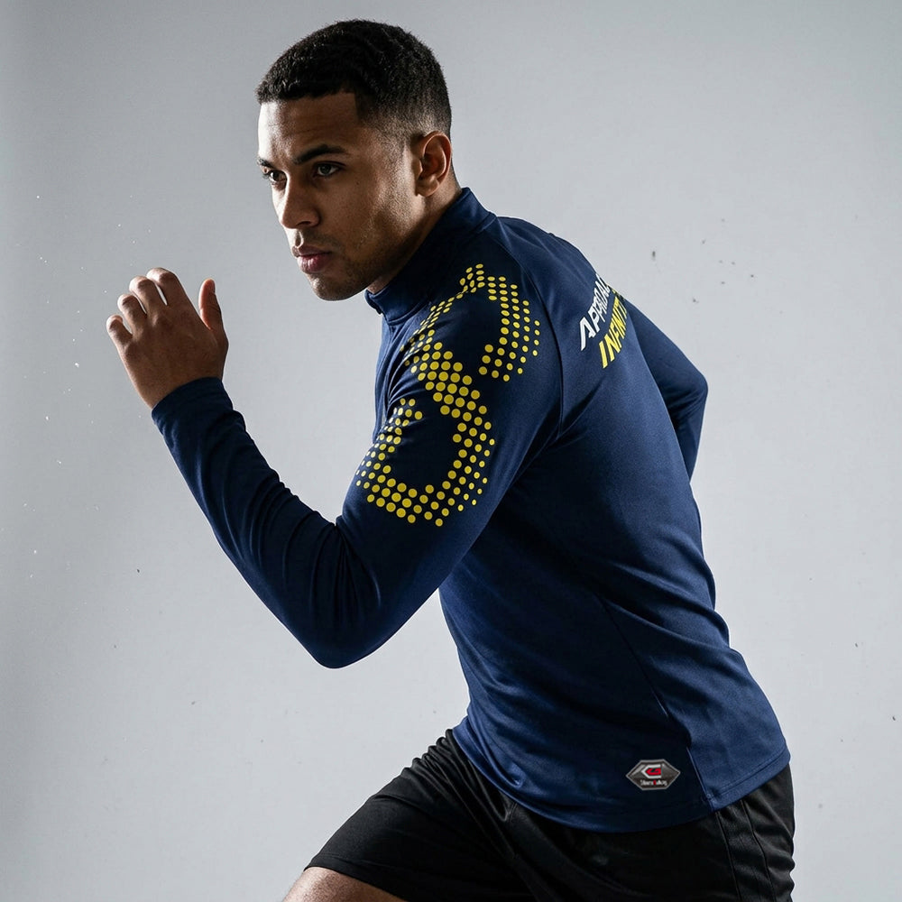 1/4 Half Zip Vanta PU Series Mobrius - AS233XFMBWS3 navy