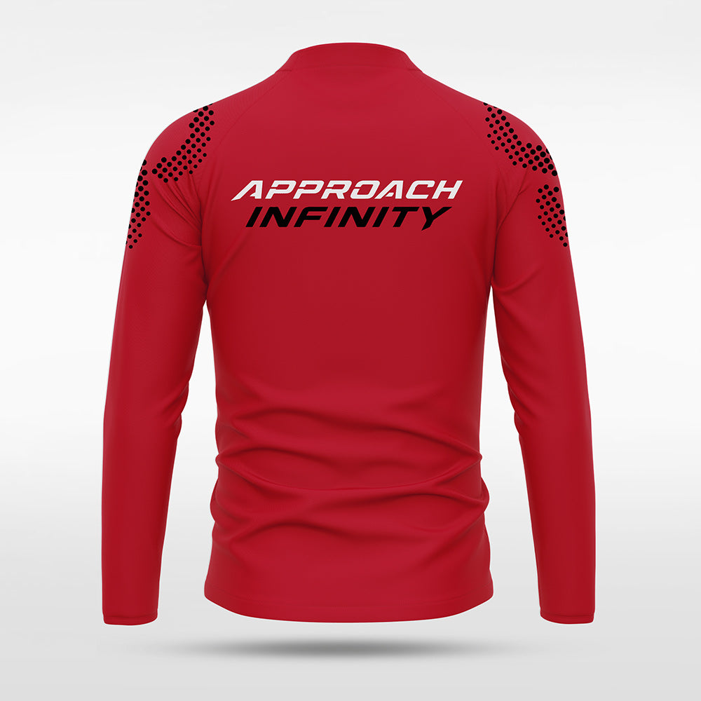 1/4 Half Zip Vanta PU Series Mobrius - AS233XFMBWS3 red