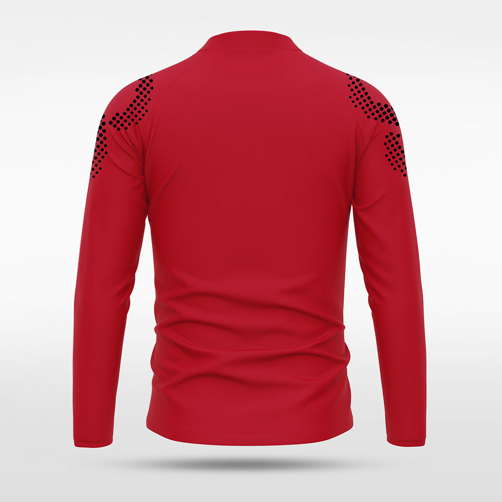 1/4 Half Zip Vanta PU Series Mobrius - AS233XFMBWS3 red