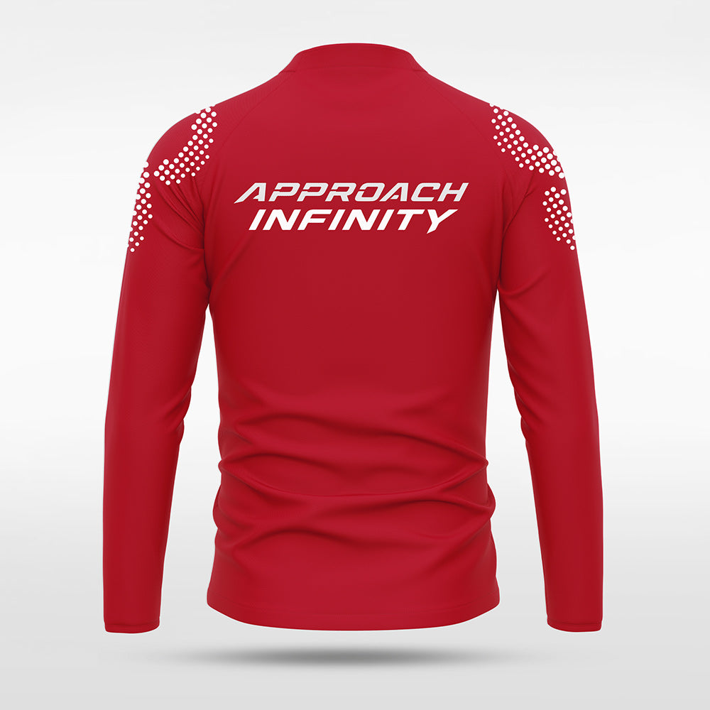 1/4 Half Zip Vanta PU Series Mobrius - AS233XFMBWS3 red