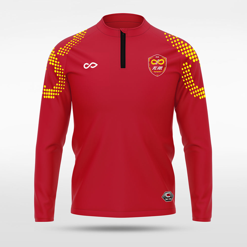 1/4 Half Zip Vanta PU Series Mobrius - AS233XFMBWS3 red