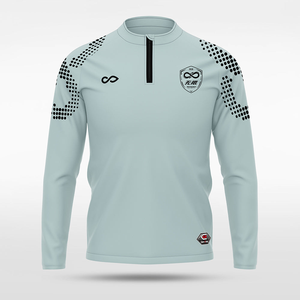 1/4 Half Zip Vanta PU Series Mobrius - AS233XFMBWS3 silver