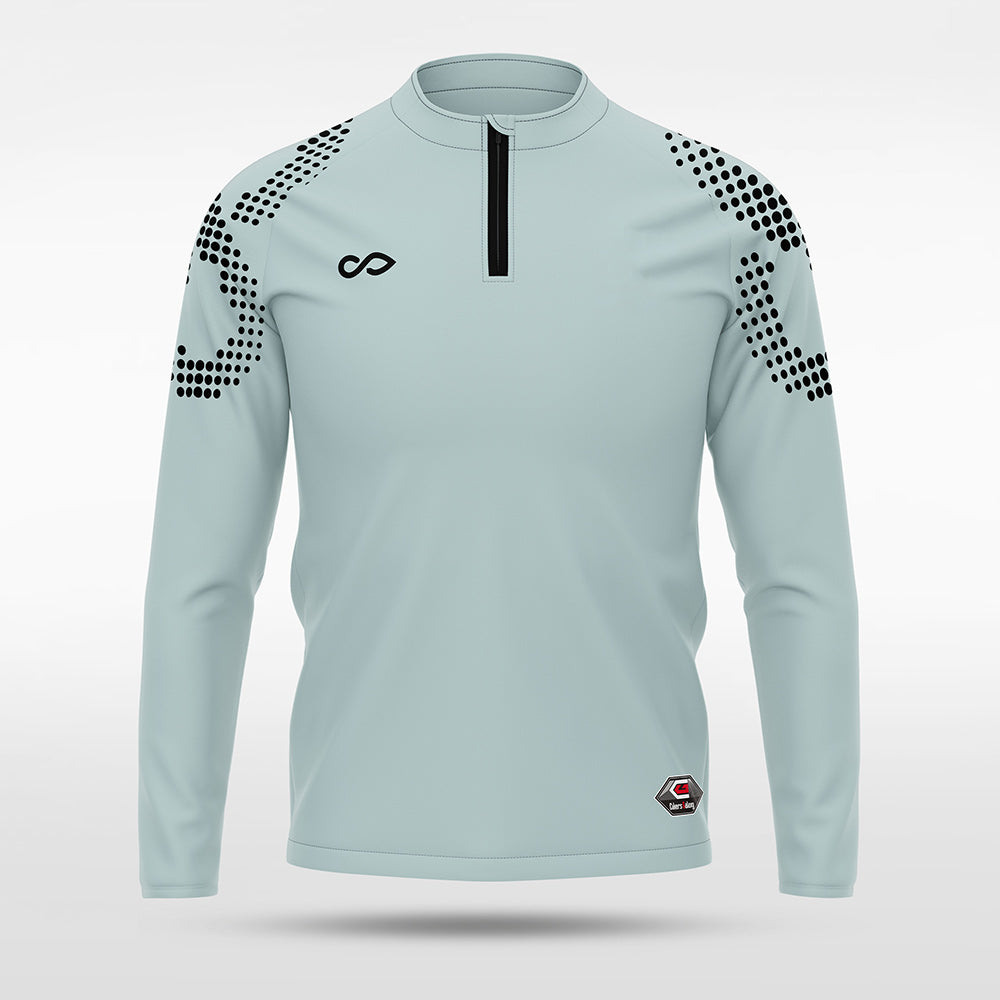 1/4 Half Zip Vanta PU Series Mobrius - AS233XFMBWS3 silver