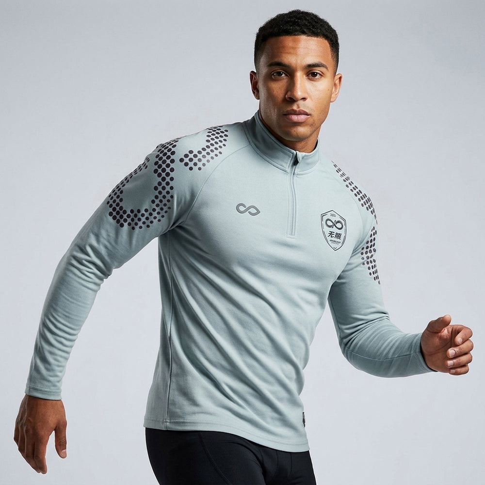 1/4 Half Zip Vanta PU Series Mobrius - AS233XFMBWS3 silver