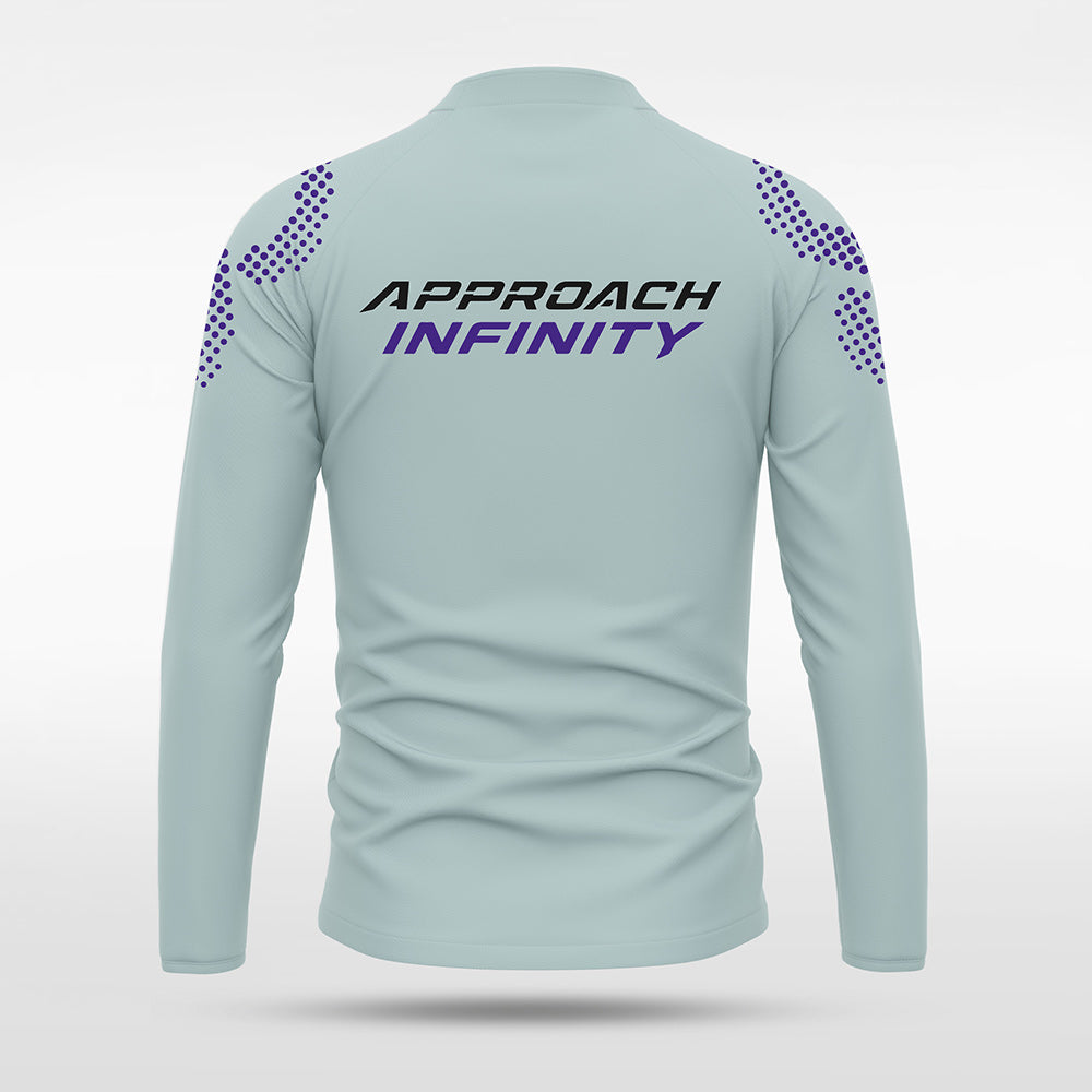 1/4 Half Zip Vanta PU Series Mobrius - AS233XFMBWS3 silver